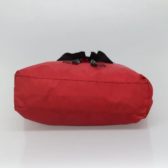 PRADA Tote Bag Nylon Red - Picture 9 of 9